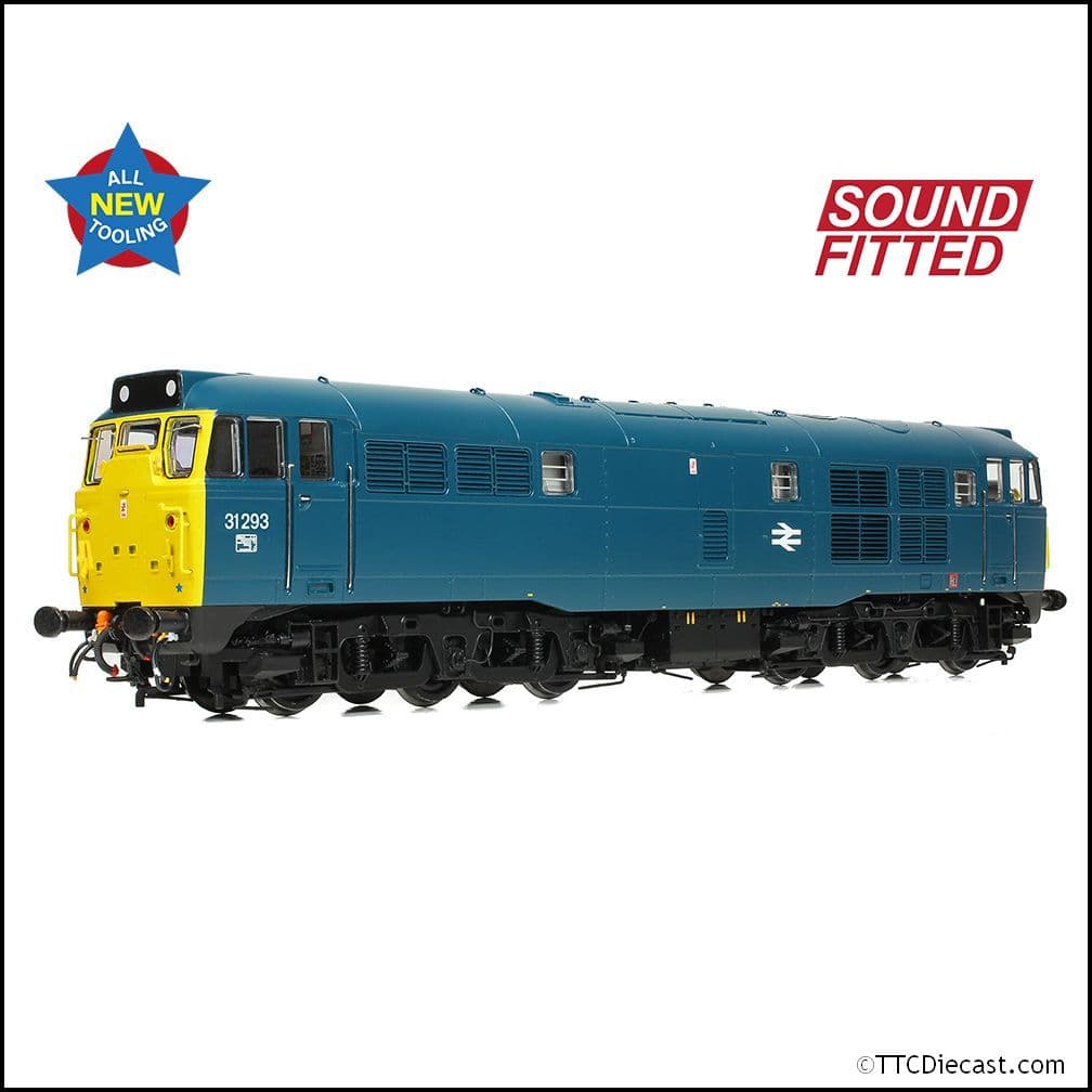 Bachmann 35-805ASF Class 31/1 31293 BR Blue, OO Gauge