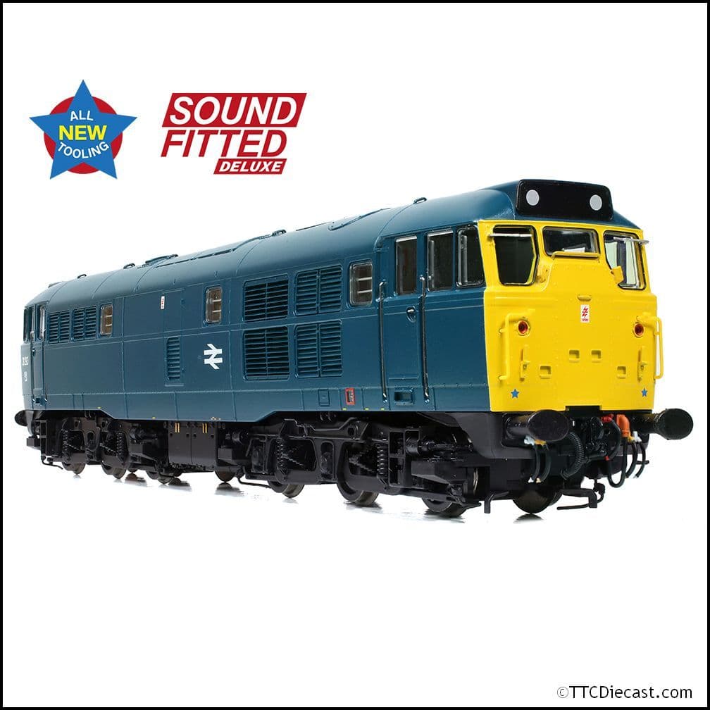 Bachmann 35-805ASFX Class 31/1 31293 BR Blue, OO Gauge