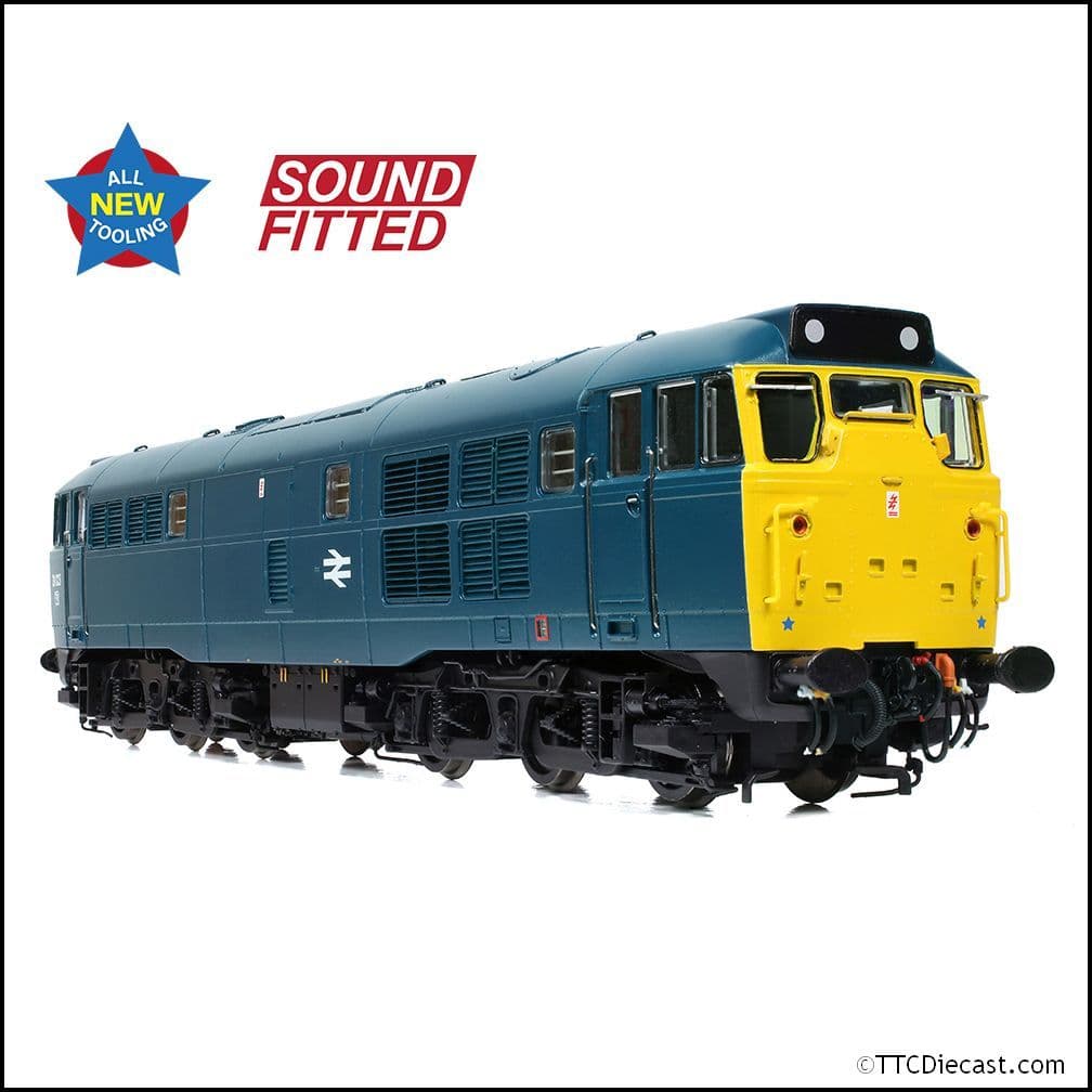 Bachmann 35-805SF Class 31/1 31123 BR Blue, OO Gauge