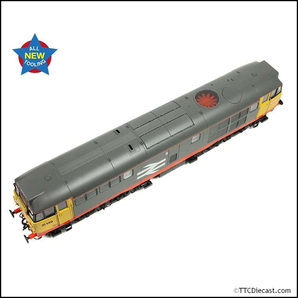Bachmann 35-821 Class 31/1 Refurb'31180 BR Railfreight (Red Stripe), OO Gauge