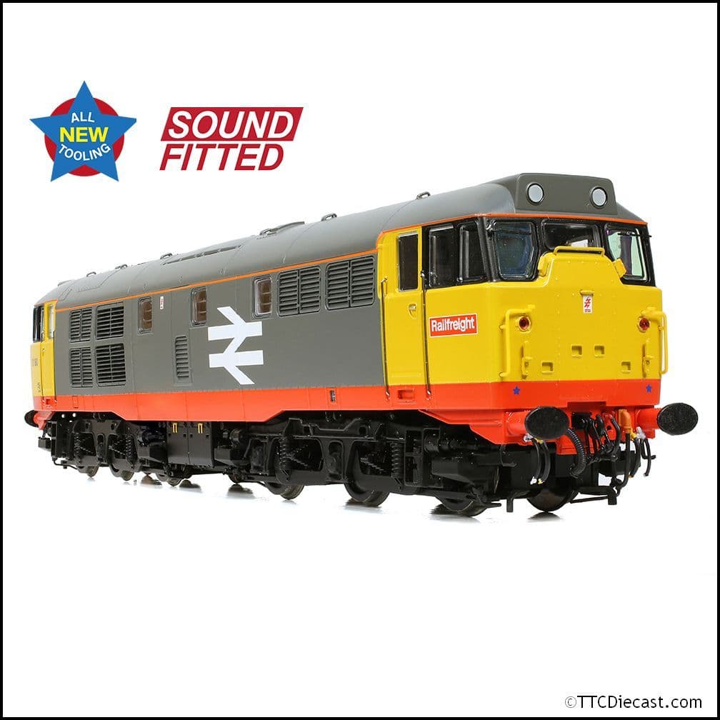 Bachmann 35-821ASF Class 31/1 Refurb'31149 BR Railfreight (Red Stripe), OO Gauge