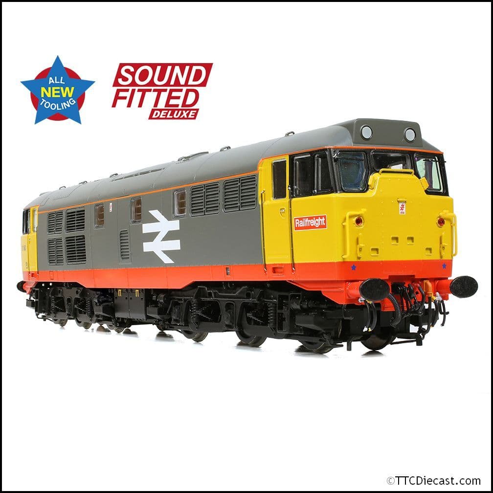 Bachmann 35-821ASFX Class 31/1 Refurb'31149 BR Railfreight (Red Stripe), OO Gauge