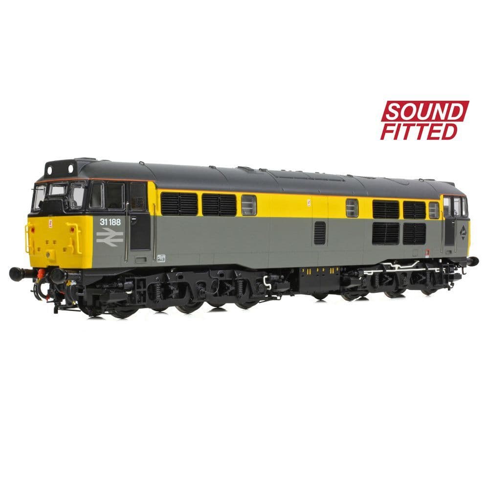 Bachmann 35-822SF Class 31/1 31188 BR Engineers Grey & Yellow (DCC SOUND) OO Gauge *PRE ORDER £276.21*