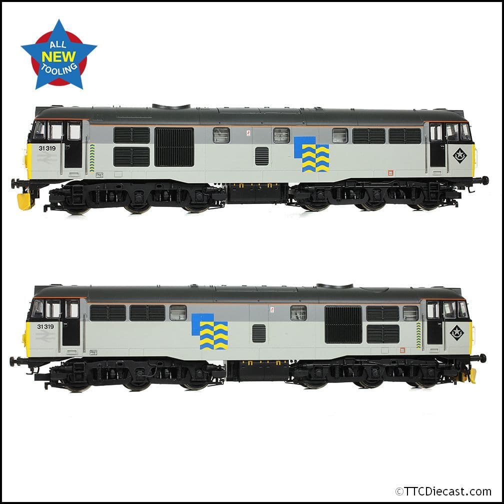 Bachmann 35-823 Class 31/1 Refurb'31319 BR Railfreight Petroleum Sector, OO Gauge