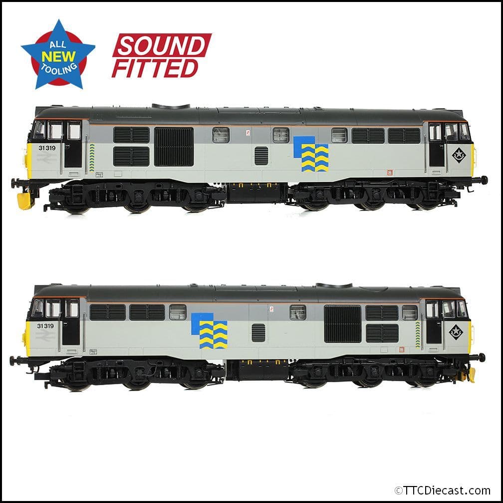 Bachmann 35-823SF Class 31/1 Refurb'31319 BR Railfreight Petroleum Sector, OO Gauge