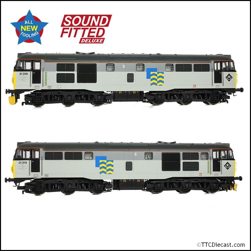 Bachmann 35-823SFX Class 31/1 Refurb'31319 BR Railfreight Petroleum Sector, OO Gauge