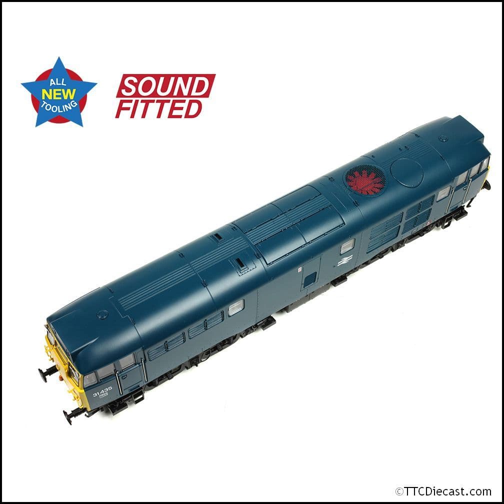 Bachmann 35-825SF Class 31/4 Refurbished 31435 BR Blue, OO Gauge