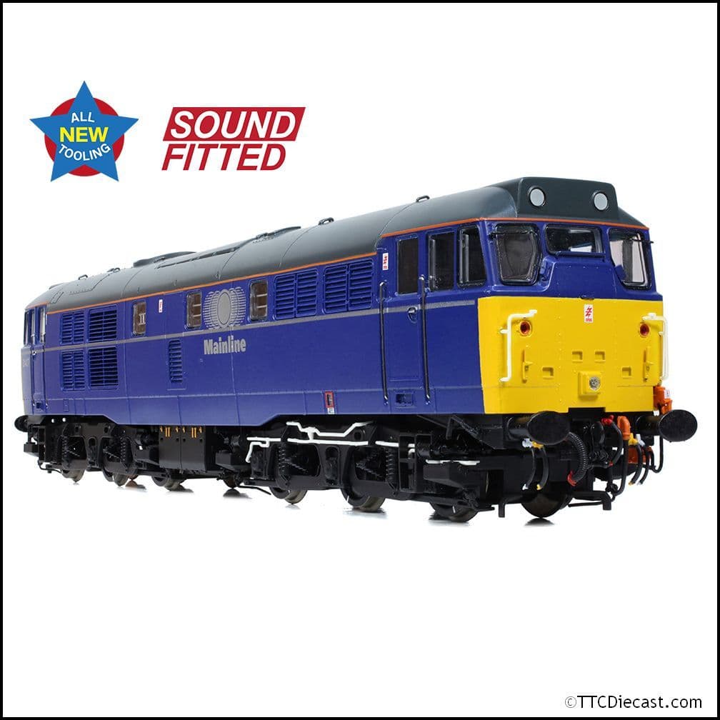 Bachmann 35-830SF Class 31/4 Refurbished 31407 Mainline Freight, OO Gauge