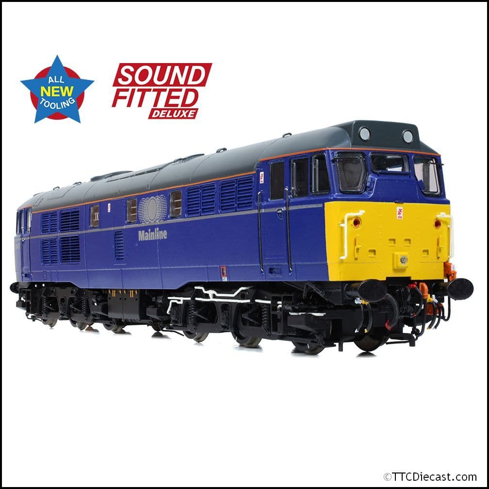Bachmann 35-830SFX Class 31/4 Refurbished 31407 Mainline Freight, OO Gauge