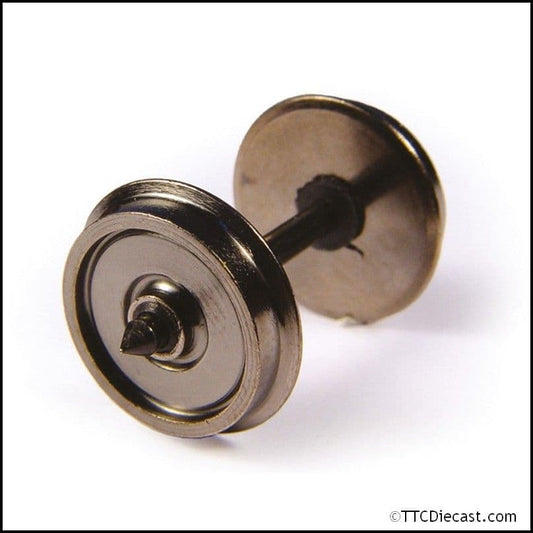 Bachmann 36-017 Metal Disc Brake Type Wagon Wheels (x10), OO Gauge