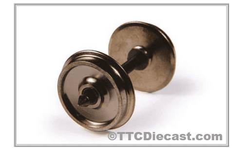 Bachmann 36-034 Brass Turned Wagon Disc Brake Wheels (x10), OO Gauge