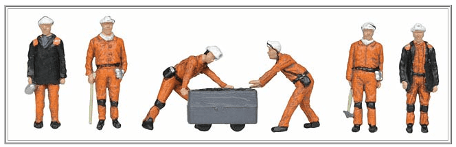 Bachmann 36-400 1960/70's Coal Miners, OO Gauge