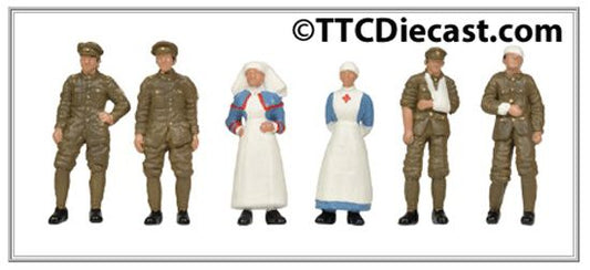 Bachmann 36-409 WW1 Medical Staff and Soldiers, OO Gauge