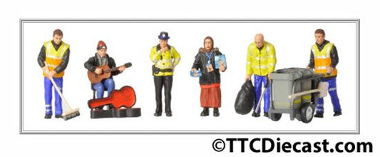 Bachmann 36-411 Modern Street Scene Figures, OO Gauge