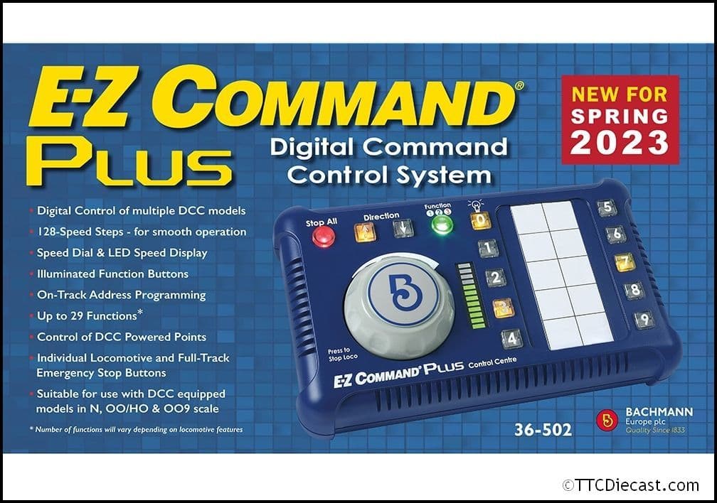 Bachmann 36-502 E-Z Command® Plus Digital Command Control System, OO Gauge
