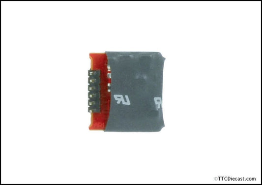 Bachmann 36-556RA E-Z Command 90° 6 Pin DCC Decoder (DC Compatible) + Back EMF