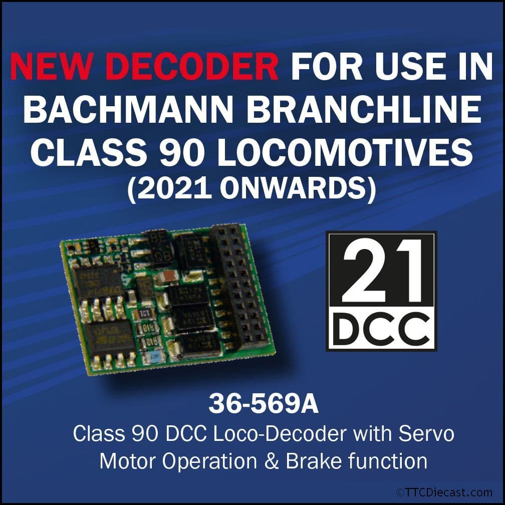 Bachmann 36-569A Class 90 DCC Loco-Decoder with Servo Motor & Brake