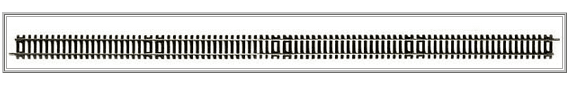 Bachmann 36-603 Straight Track 670mm, OO Gauge
