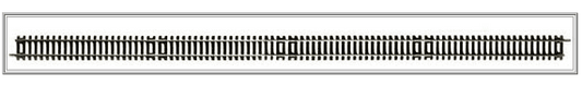 Bachmann 36-603 Straight Track 670mm, OO Gauge