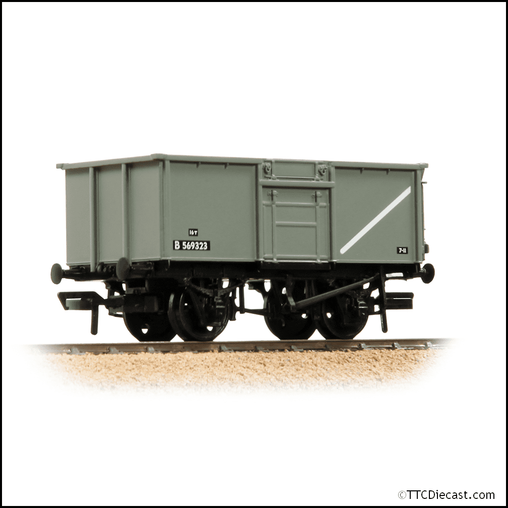Bachmann 37-265 16T Steel Mineral Top Flap Doors Triple Pk BR Grey (Early) [WL], OO Gauge