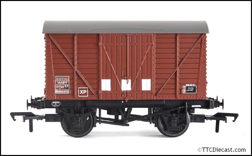 Bachmann 37-905 BR 12T Shock Van BR Bauxite (Late), OO Gauge - LAST FEW