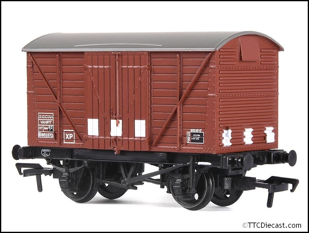 Bachmann 37-905 BR 12T Shock Van BR Bauxite (Late), OO Gauge - LAST FEW