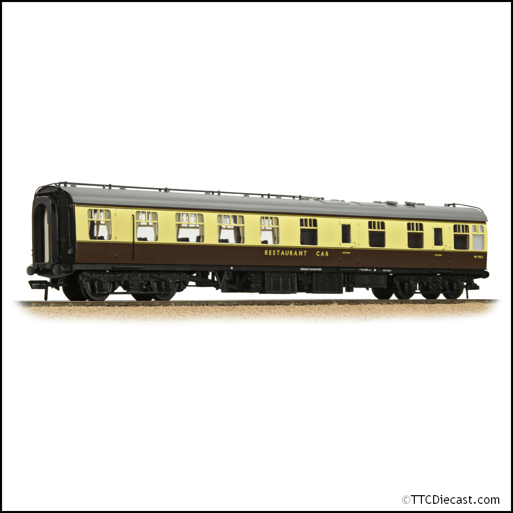 Bachmann 39-102CPF BR Mk1 RU Restaurant BR (WR) Chocolate & Cream [PF], OO Gauge
