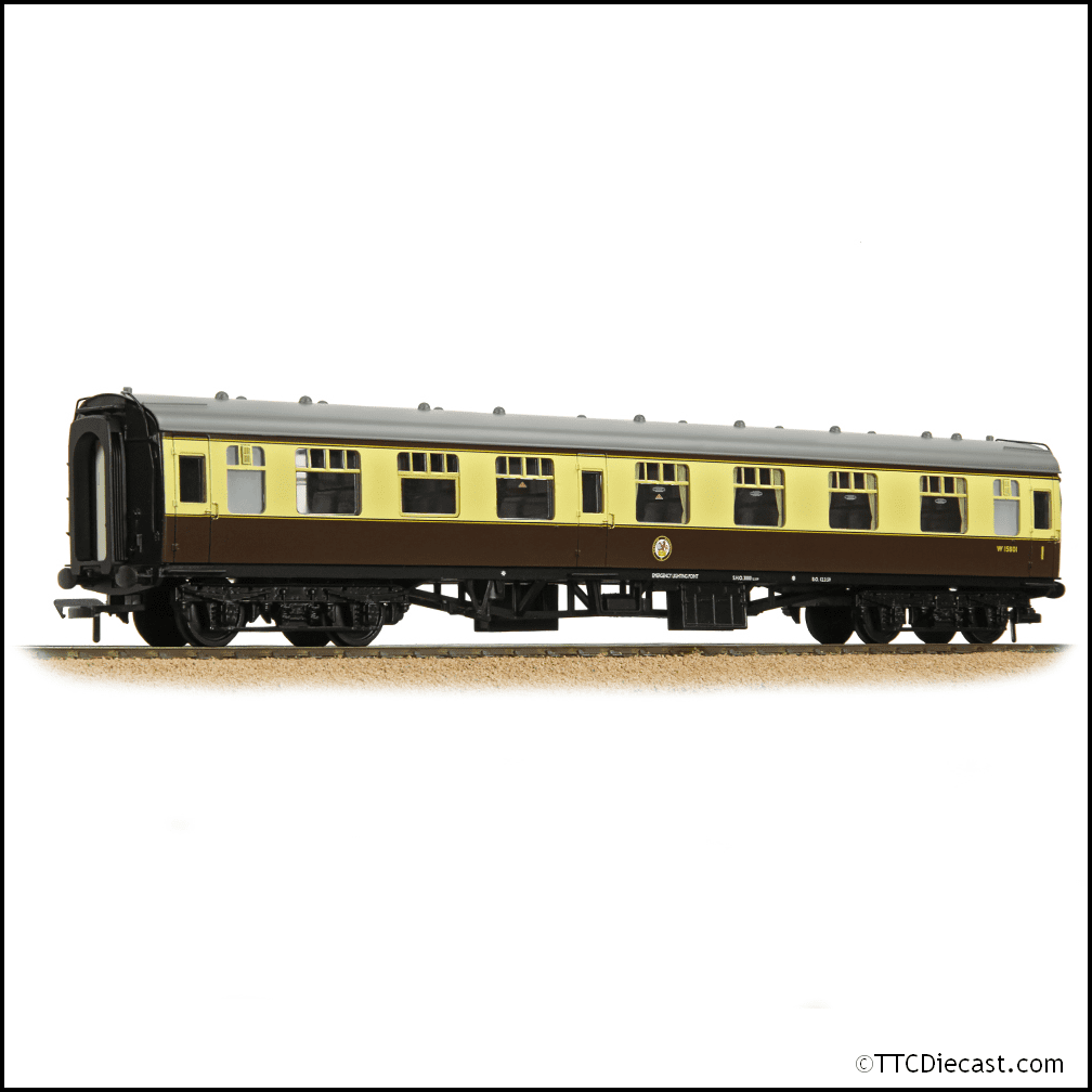 Bachmann 39-129D BR Mk1 CK Composite Corridor BR (WR) Chocolate & Cream, OO Gauge