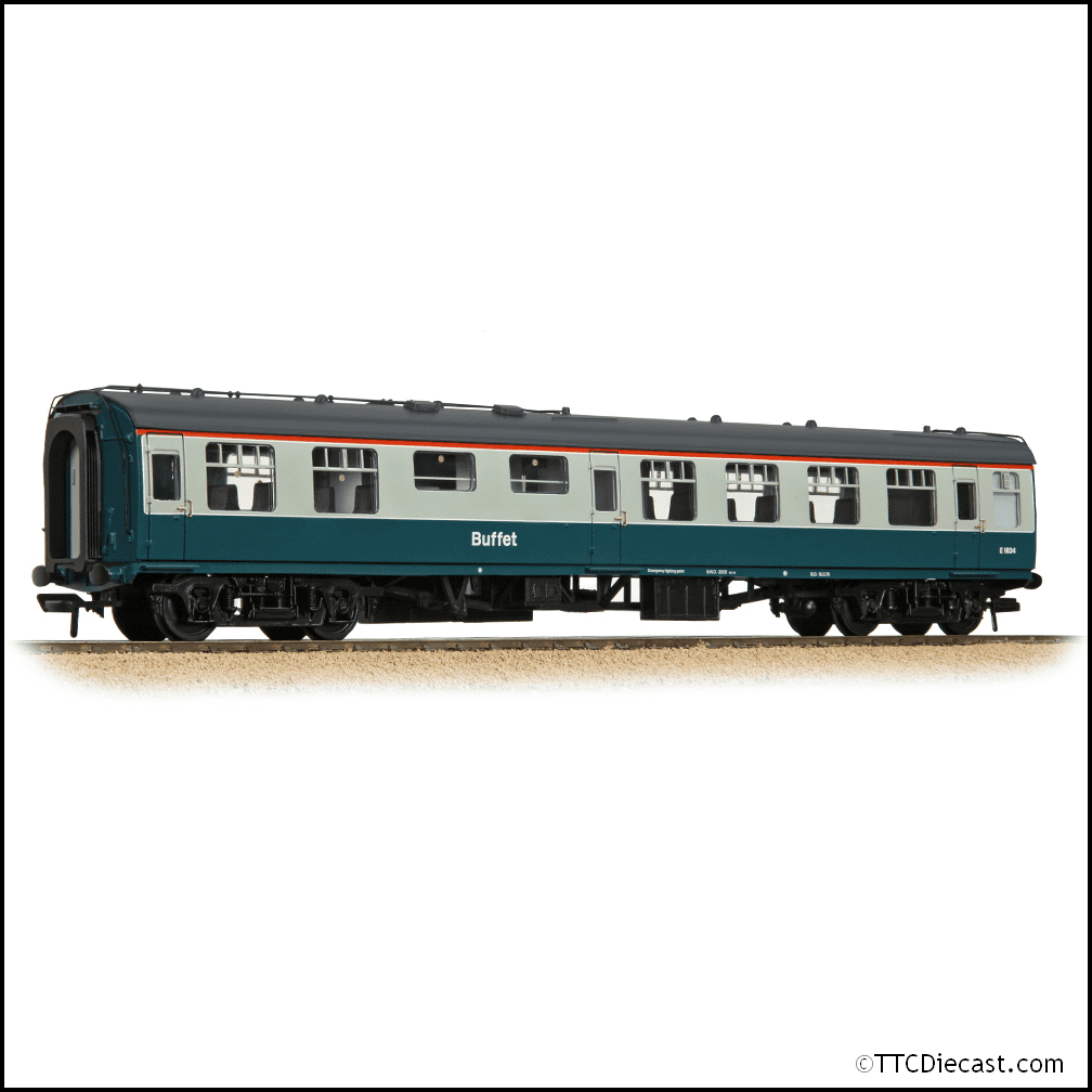 Bachmann 39-264BPF BR Mk1 RMB Restaurant Buffet BR Blue & Grey [PF], OO Gauge