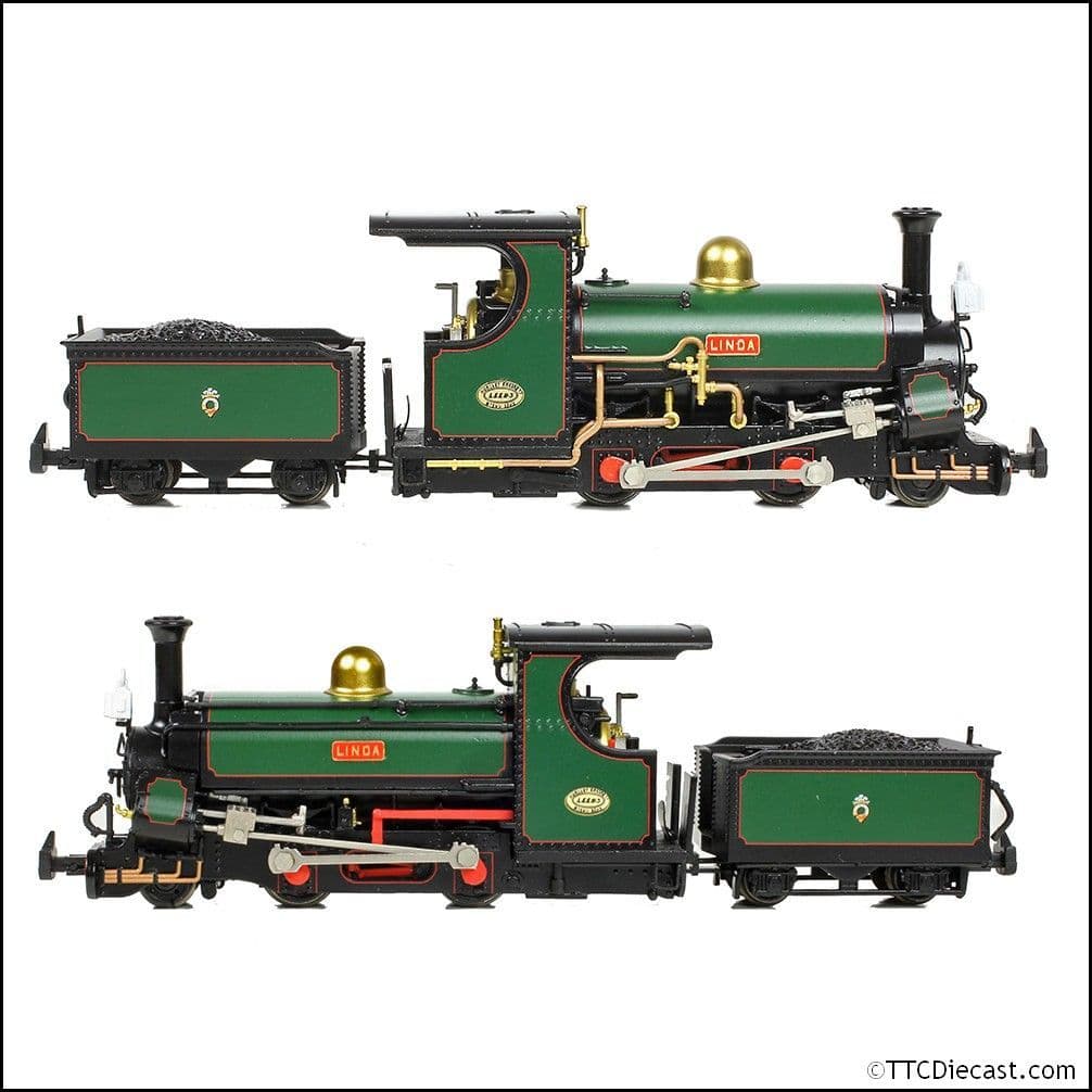 Bachmann 391-135 Mainline Hunslet 2-4-0STT 'Linda' Ffestiniog Green - OO-9 Gauge *LAST FEW*