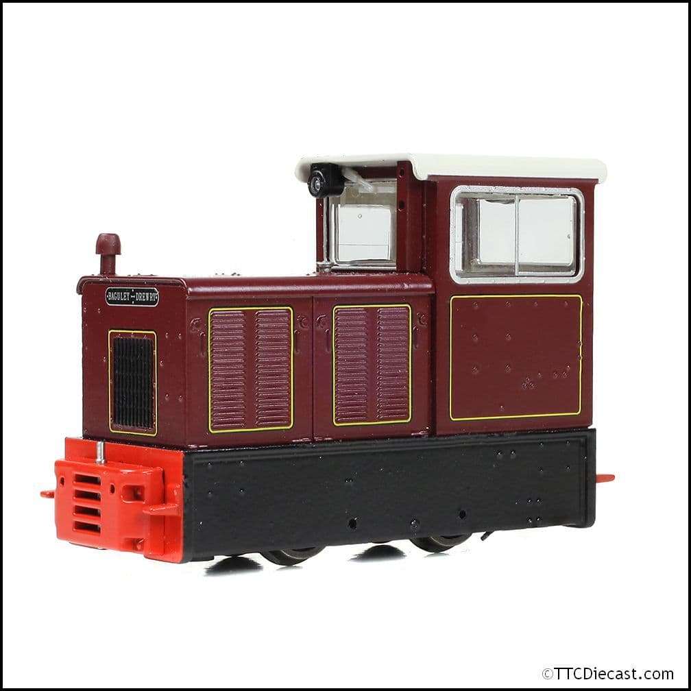 Bachmann 392-027 Baguley-Drewry 70hp Diesel Lined Crimson - OO9 Gauge