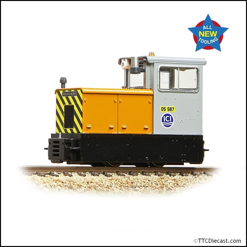 Bachmann 392-028 Baguley-Drewry 70hp Diesel ICI Orange & Grey - OO9 Gauge