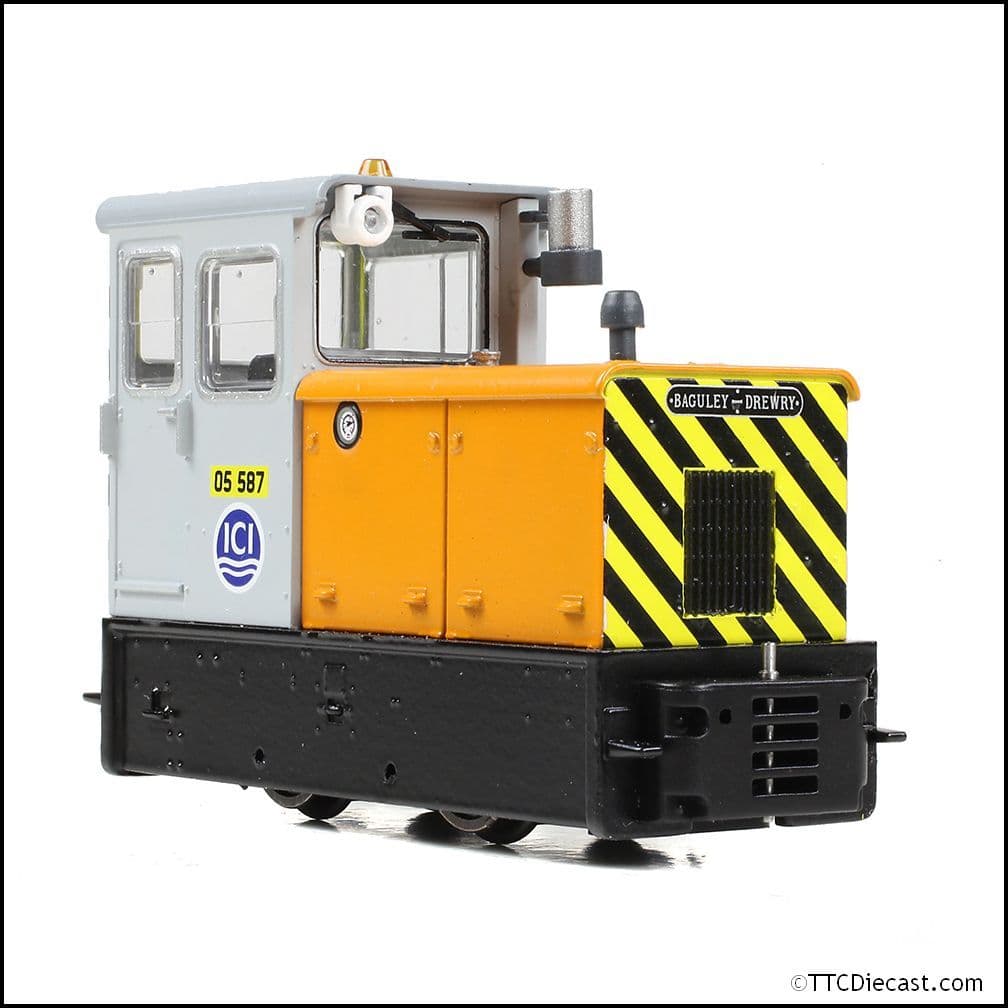 Bachmann 392-028 Baguley-Drewry 70hp Diesel ICI Orange & Grey - OO9 Gauge