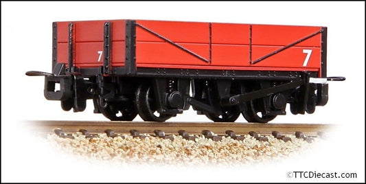 Bachmann 393-151 RNAD Rebuilt Open Wagon Welsh Highland Railway Red, OO-9 Gauge