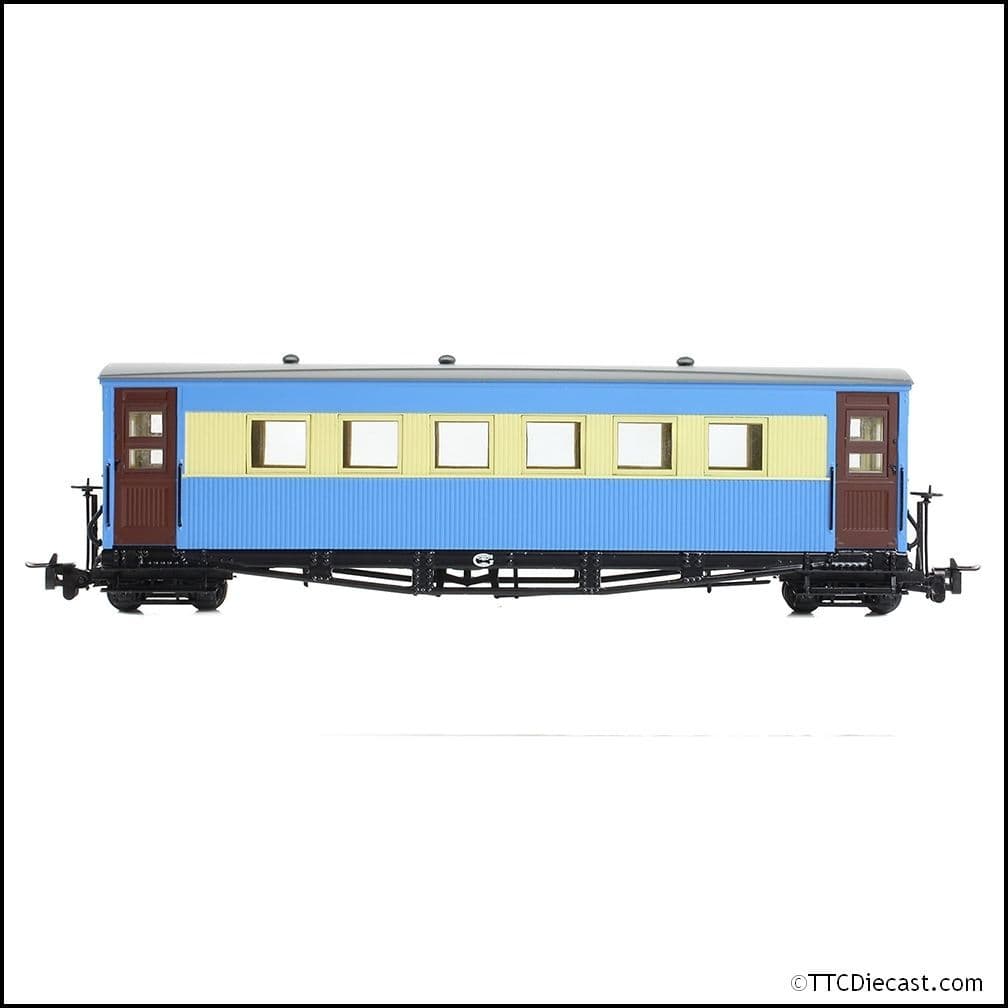 Bachmann 394-026 Bogie Coach Lincolnshire Coast Light Railway Blue & Cream - OO-9 Gauge