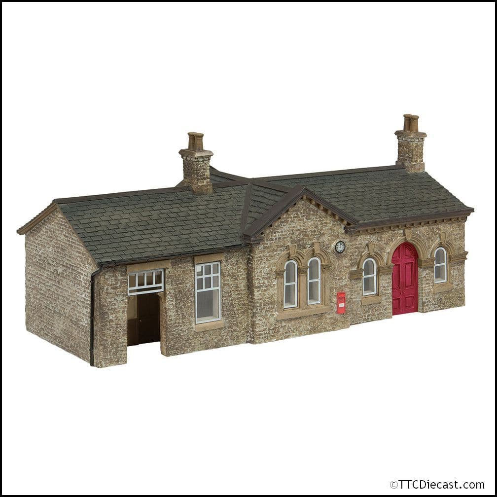 Scenecraft 44-000R Oakworth Station Red, OO Gauge