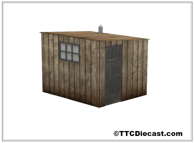 Scenecraft 44-0031 Wooden Lamp Hut 38mm x 31mm x 27mm