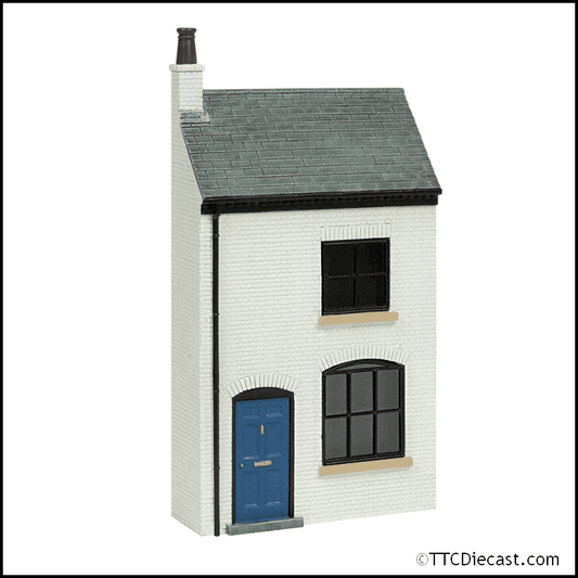 Scenecraft 44-0123 Low Relief Lucston Terrace House - White, OO Gauge