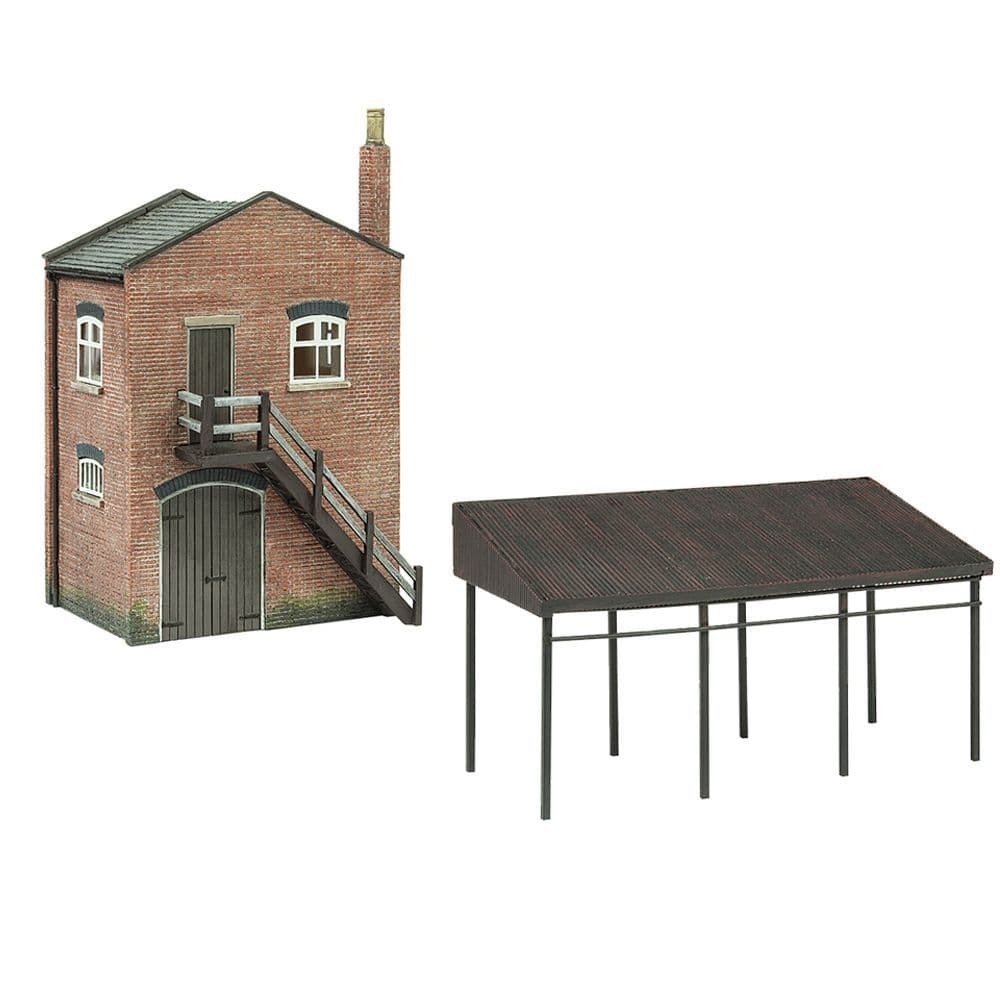 Scenecraft 44-0130 Lucston Shed and Stores, OO Gauge