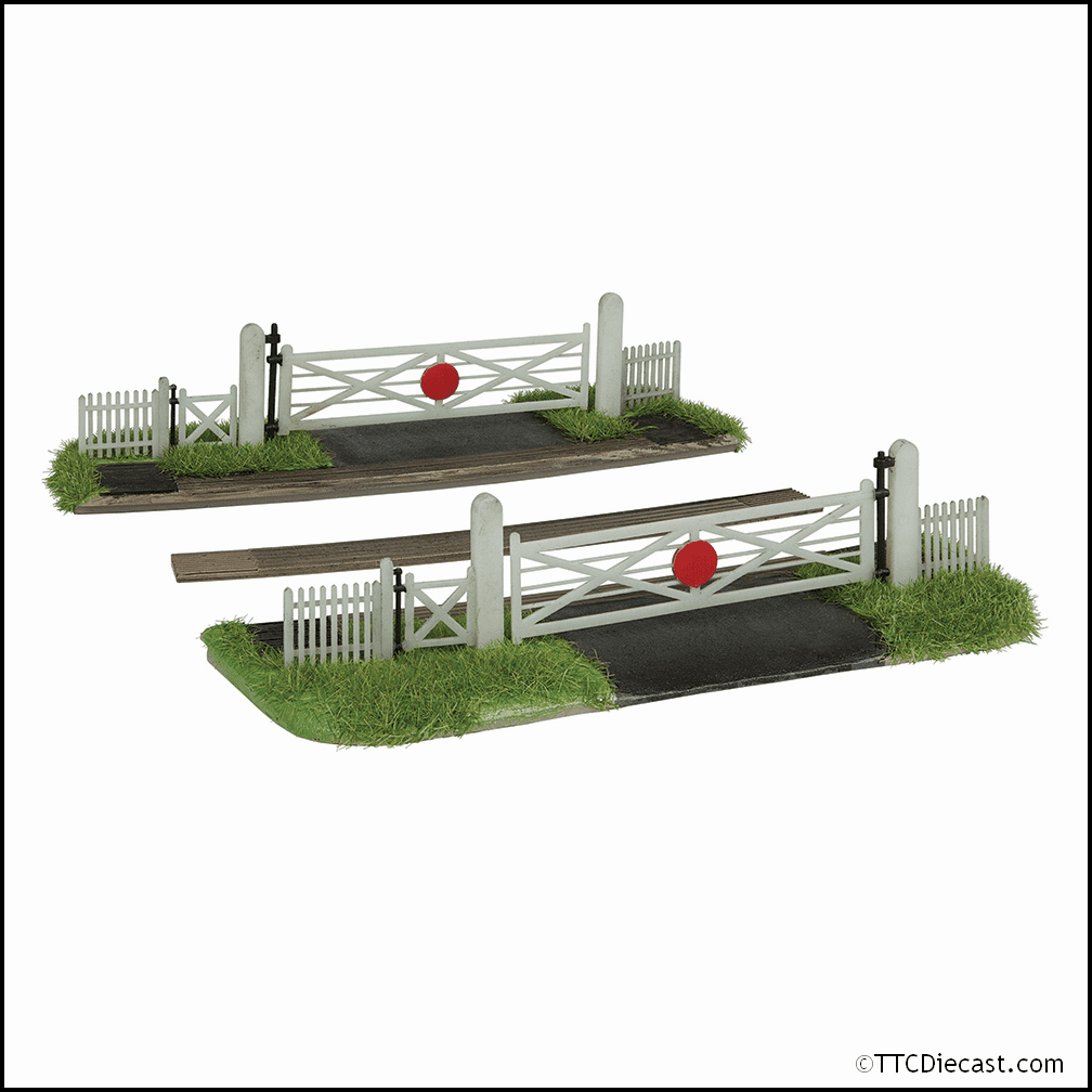 Scenecraft 44-0135 Wigmore Level Crossing (Curved - Radius 2), OO Gauge