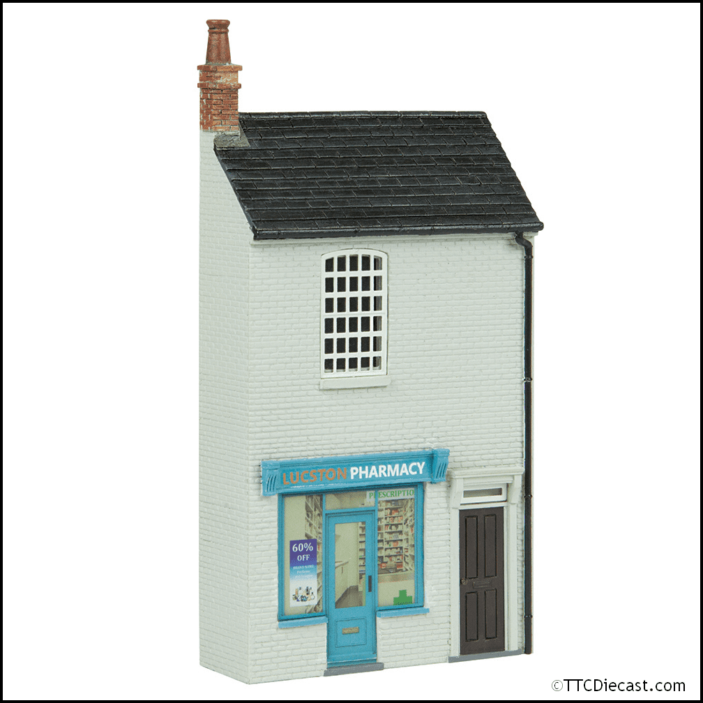 Scenecraft 44-0140 Low Relief Lucston Pharmancy, OO Gauge