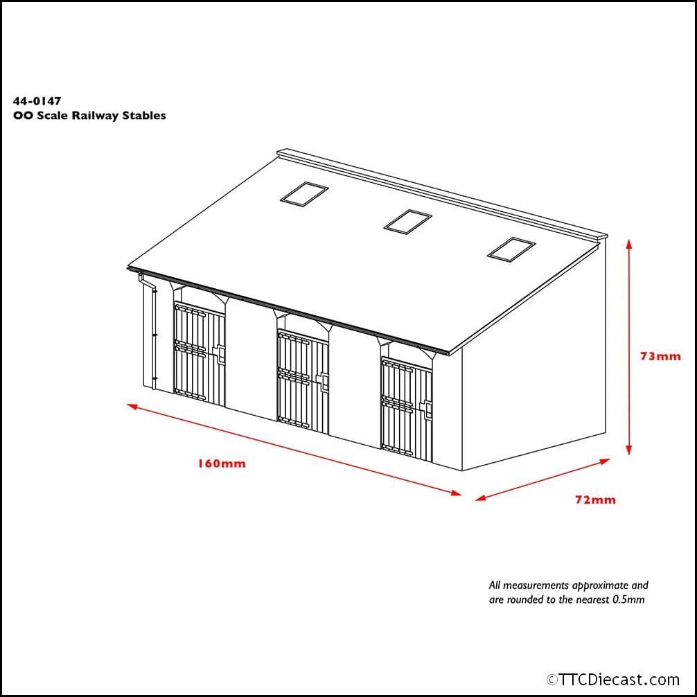 Scenecraft 44-0147 Railway Stables
