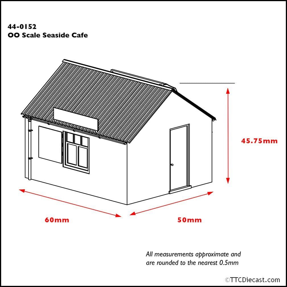 Scenecraft 44-0152 Seaside Cafe, OO Gauge