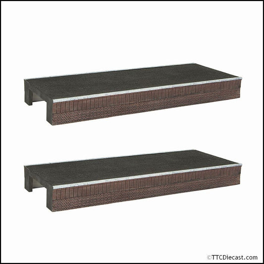 Scenecraft 44-0161 Narrow Straight Platforms (x2), OO Gauge