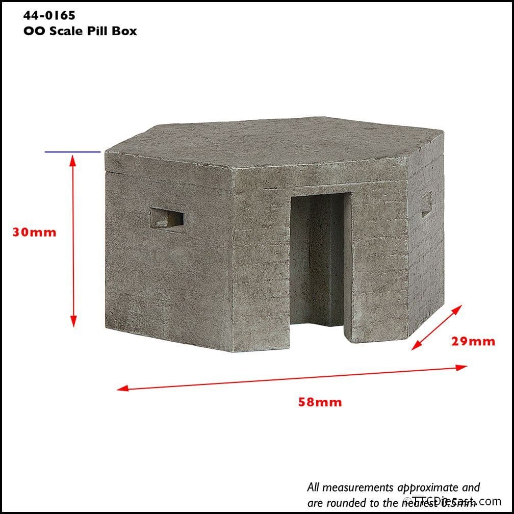 Scenecraft 44-0165 Pill Box, OO Gauge