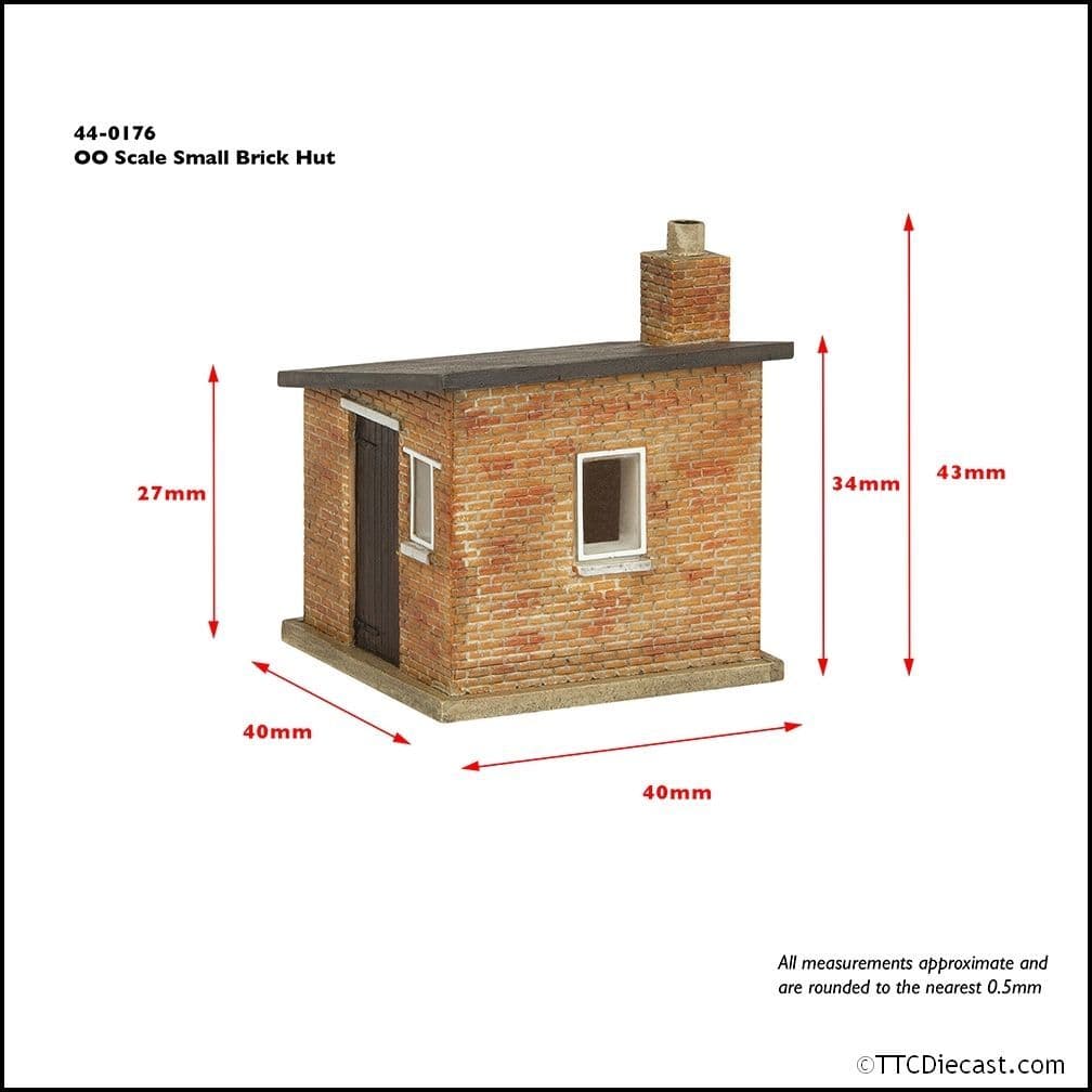 Scenecraft 44-0176 Small Brick Hut OO Gauge