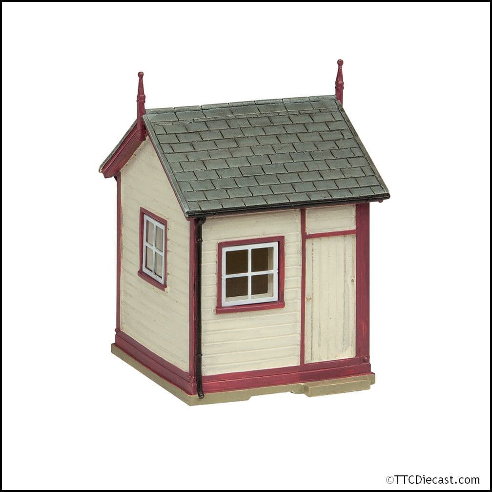 Scenecraft 44-0178M GCR Lamp Hut Maroon and Cream, OO Gauge