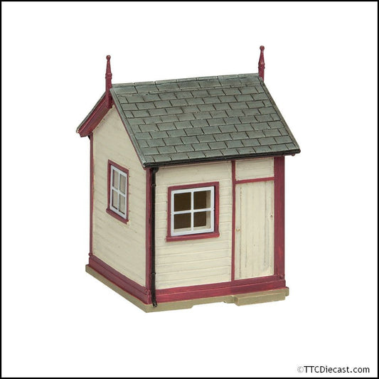 Scenecraft 44-0178M GCR Lamp Hut Maroon and Cream, OO Gauge