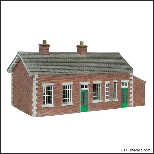 Scenecraft 44-0179A S&DJR Brick Station Green and Cream, OO Gauge