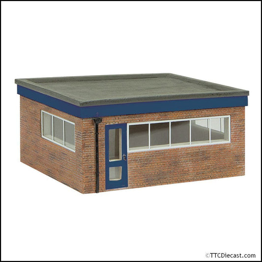 Scenecraft 44-0182B Shunter's Hut Blue, OO Gauge
